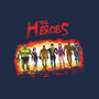 The Heroes-Womens-V-Neck-Tee-zascanauta