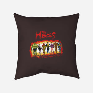 The Heroes-None-Removable Cover w Insert-Throw Pillow-zascanauta