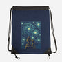 Starry Winter Night-None-Drawstring-Bag-erion_designs