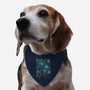 Starry Winter Night-Dog-Adjustable-Pet Collar-erion_designs