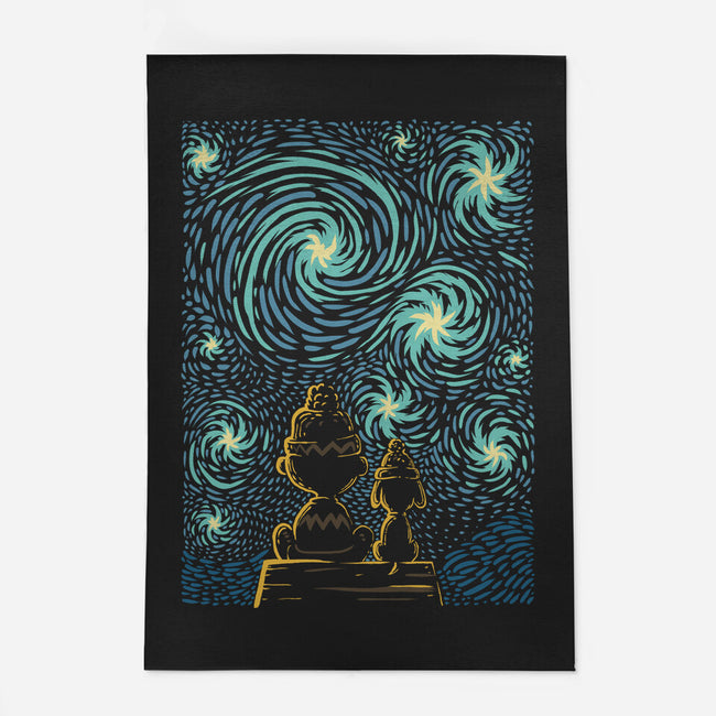 Starry Winter Night-None-Outdoor-Rug-erion_designs