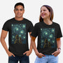 Starry Winter Night-Unisex-Basic-Tee-erion_designs