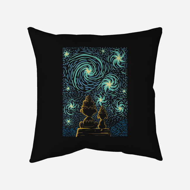 Starry Winter Night-None-Non-Removable Cover w Insert-Throw Pillow-erion_designs