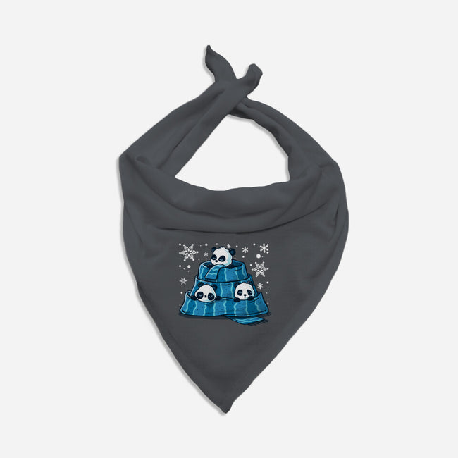 Winter Pandas-Cat-Bandana-Pet Collar-erion_designs