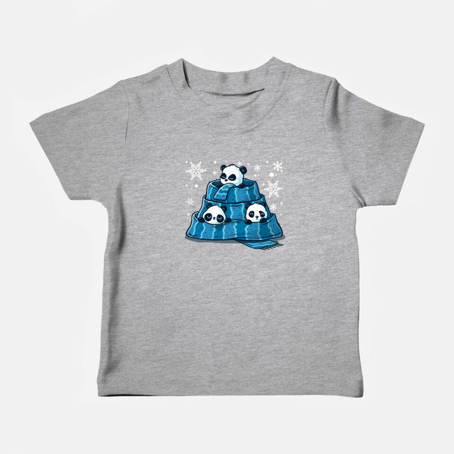 Winter Pandas-Baby-Basic-Tee-erion_designs