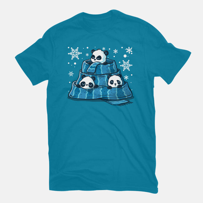 Winter Pandas-Womens-Basic-Tee-erion_designs