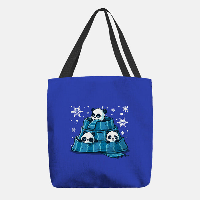 Winter Pandas-None-Basic Tote-Bag-erion_designs