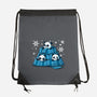 Winter Pandas-None-Drawstring-Bag-erion_designs