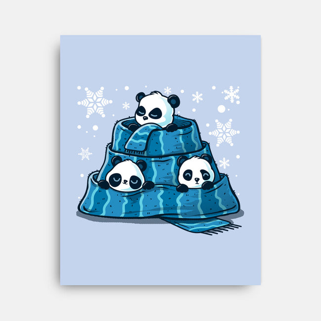 Winter Pandas-None-Stretched-Canvas-erion_designs