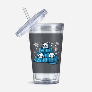 Winter Pandas-None-Acrylic Tumbler-Drinkware-erion_designs