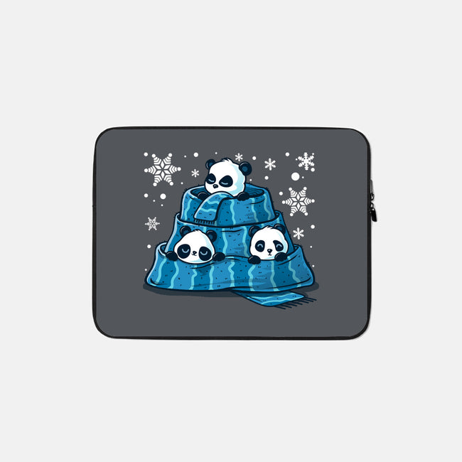 Winter Pandas-None-Zippered-Laptop Sleeve-erion_designs