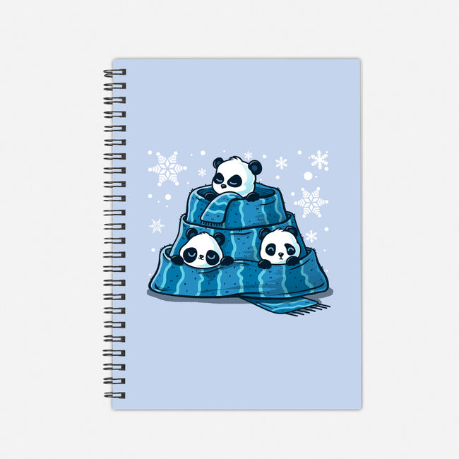 Winter Pandas-None-Dot Grid-Notebook-erion_designs