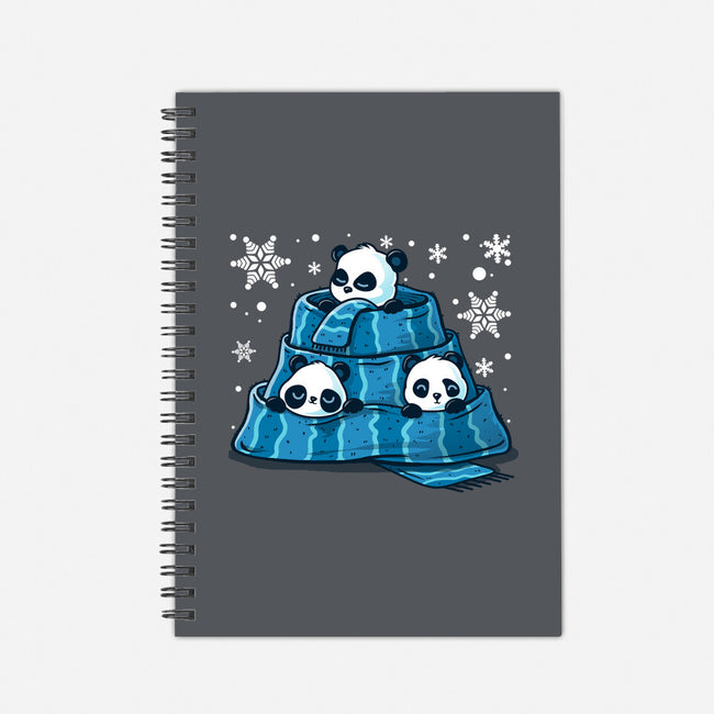 Winter Pandas-None-Dot Grid-Notebook-erion_designs