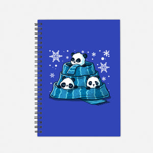 Winter Pandas-None-Dot Grid-Notebook-erion_designs