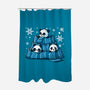 Winter Pandas-None-Polyester-Shower Curtain-erion_designs