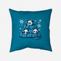 Winter Pandas-None-Removable Cover-Throw Pillow-erion_designs