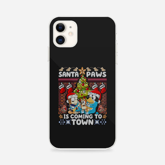 Santa Paws Is Coming-iPhone-Snap-Phone Case-CoD Designs