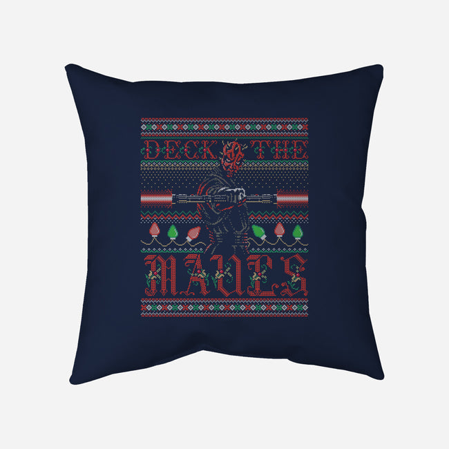 Deck The Mauls-None-Non-Removable Cover w Insert-Throw Pillow-Wheels