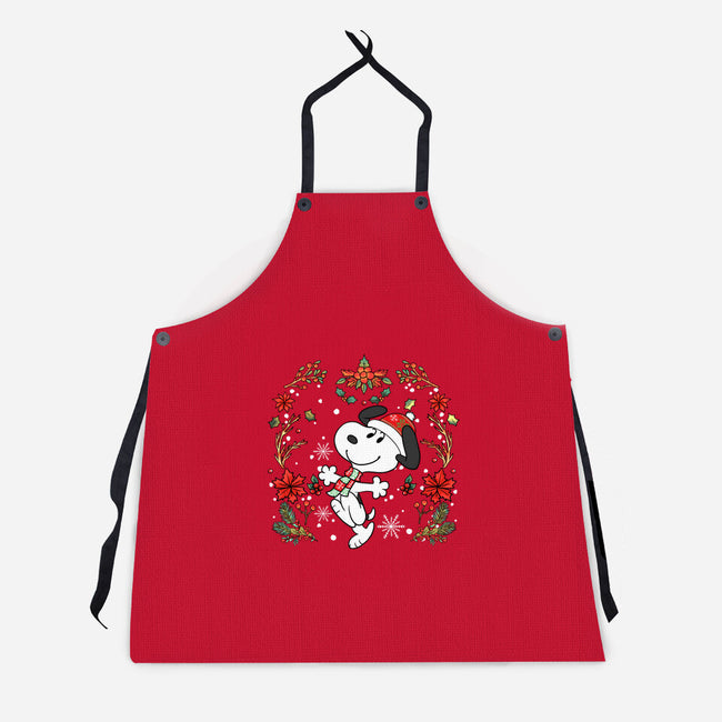 Christmas Snoopy-Unisex-Kitchen-Apron-JamesQJO