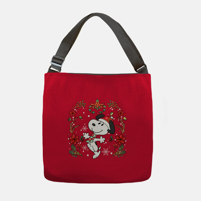 Christmas Snoopy-None-Adjustable Tote-Bag-JamesQJO