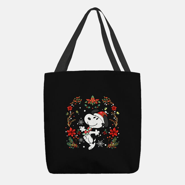 Christmas Snoopy-None-Basic Tote-Bag-JamesQJO
