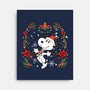 Christmas Snoopy-None-Stretched-Canvas-JamesQJO