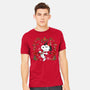 Christmas Snoopy-Mens-Heavyweight-Tee-JamesQJO