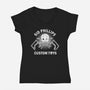 Custom Toys-Womens-V-Neck-Tee-rmatix