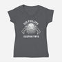 Custom Toys-Womens-V-Neck-Tee-rmatix