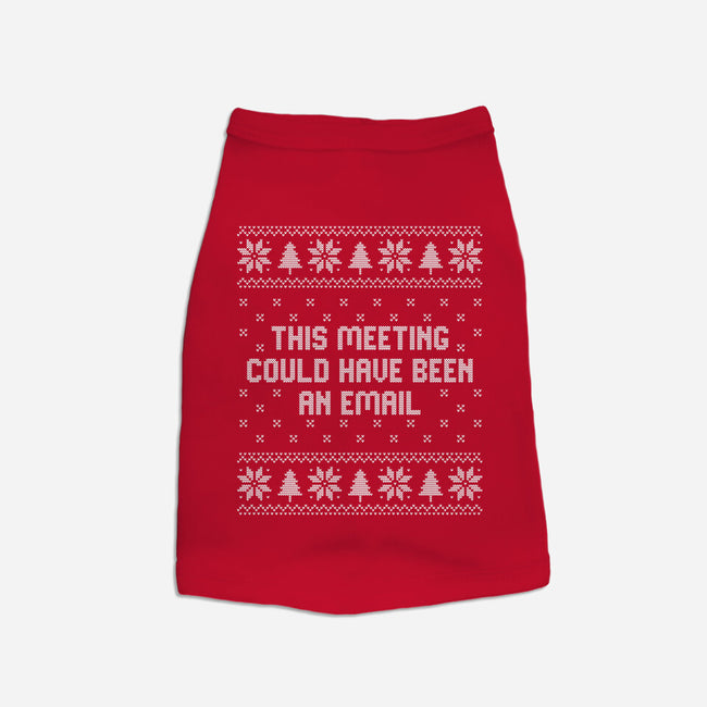 Antisocial Ugly Sweater-Dog-Basic-Pet Tank-retrodivision