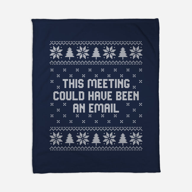 Antisocial Ugly Sweater-None-Fleece-Blanket-retrodivision