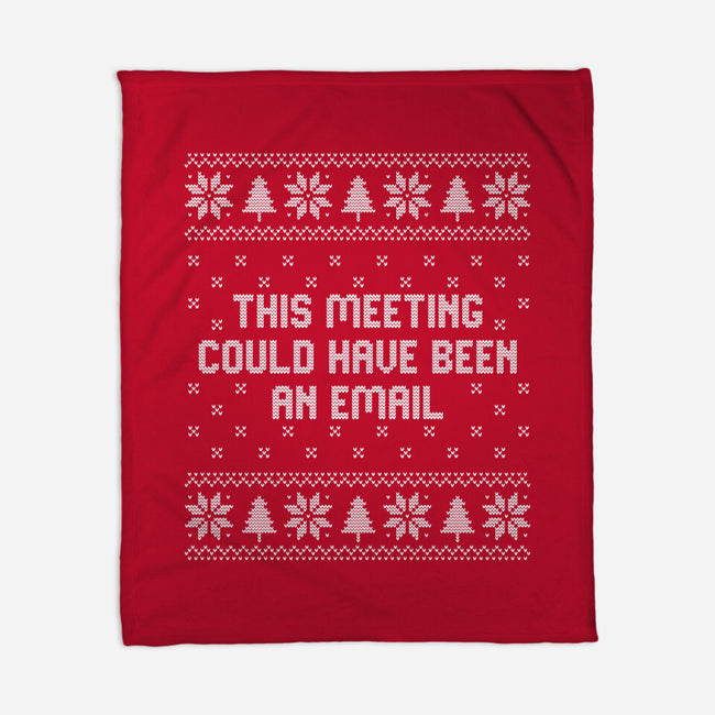 Antisocial Ugly Sweater-None-Fleece-Blanket-retrodivision