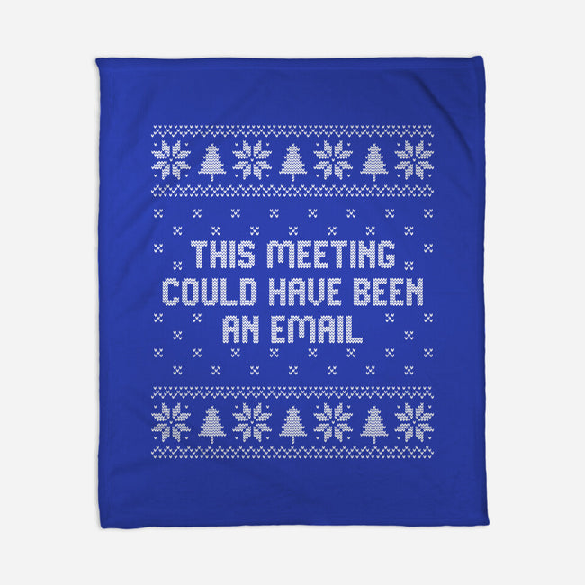 Antisocial Ugly Sweater-None-Fleece-Blanket-retrodivision