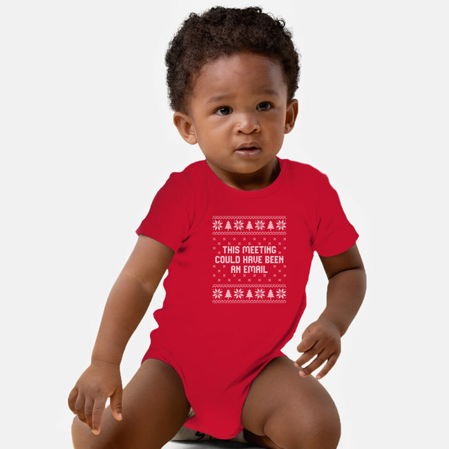 Antisocial Ugly Sweater-Baby-Basic-Onesie-retrodivision