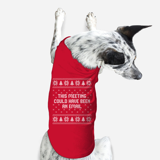 Antisocial Ugly Sweater-Dog-Basic-Pet Tank-retrodivision