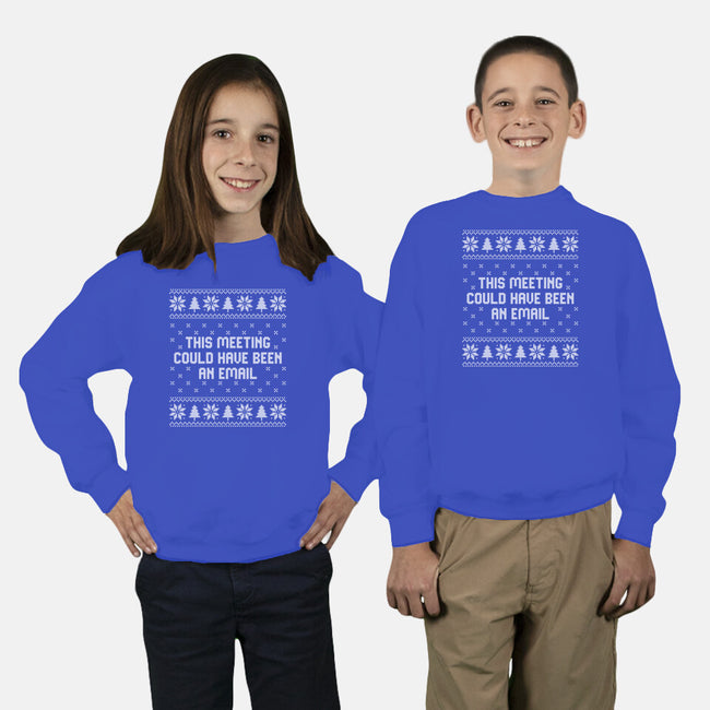 Antisocial Ugly Sweater-Youth-Crew Neck-Sweatshirt-retrodivision