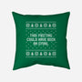 Antisocial Ugly Sweater-None-Non-Removable Cover w Insert-Throw Pillow-retrodivision