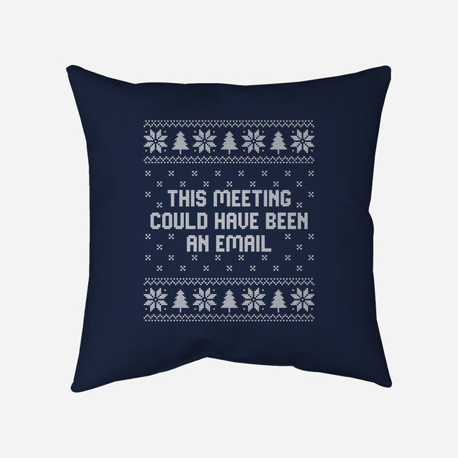 Antisocial Ugly Sweater-None-Non-Removable Cover w Insert-Throw Pillow-retrodivision