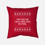 Antisocial Ugly Sweater-None-Non-Removable Cover w Insert-Throw Pillow-retrodivision