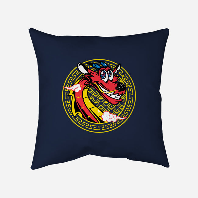 Mushu The Dragon-None-Removable Cover-Throw Pillow-krisren28