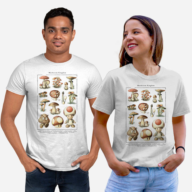 The Mushroom Kingdom-Unisex-Basic-Tee-BlancaVidal