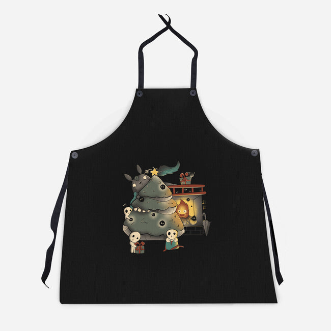 Enchanted Family-Unisex-Kitchen-Apron-OnlyColorsDesigns