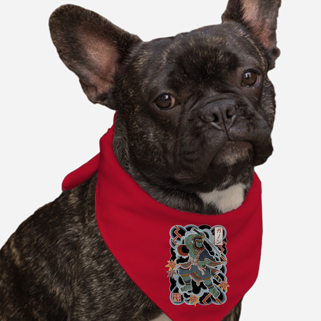 Irezumi Ganon-Dog-Bandana-Pet Collar-Nemons