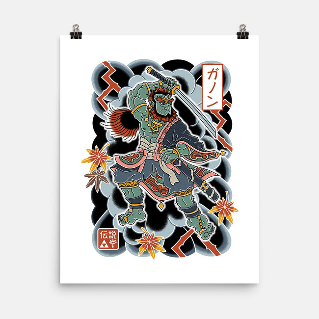 Irezumi Ganon-None-Matte-Poster-Nemons