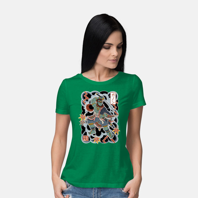 Irezumi Ganon-Womens-Basic-Tee-Nemons