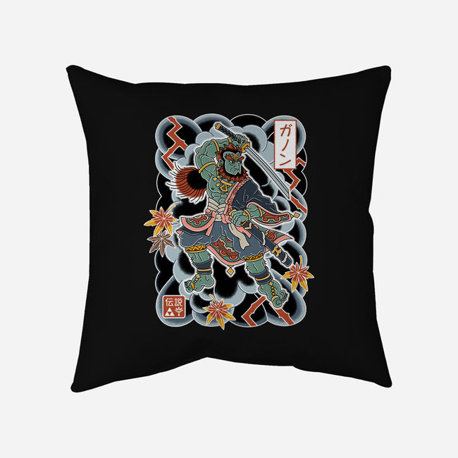 Irezumi Ganon-None-Non-Removable Cover w Insert-Throw Pillow-Nemons