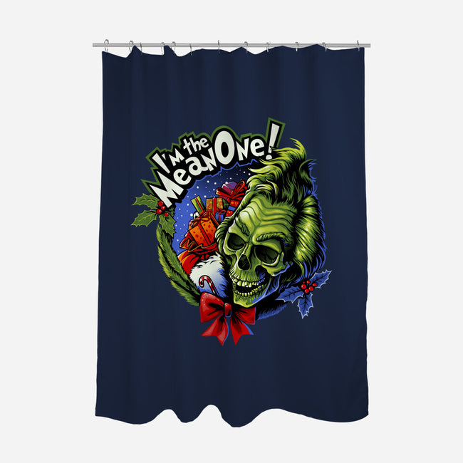 The Mean One-None-Polyester-Shower Curtain-daobiwan