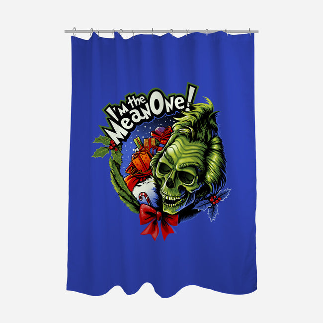 The Mean One-None-Polyester-Shower Curtain-daobiwan