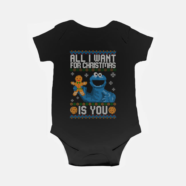 All I Want For Christmas Is You-Baby-Basic-Onesie-NMdesign