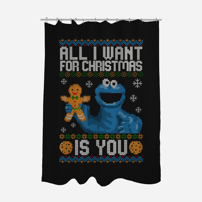 All I Want For Christmas Is You-None-Polyester-Shower Curtain-NMdesign